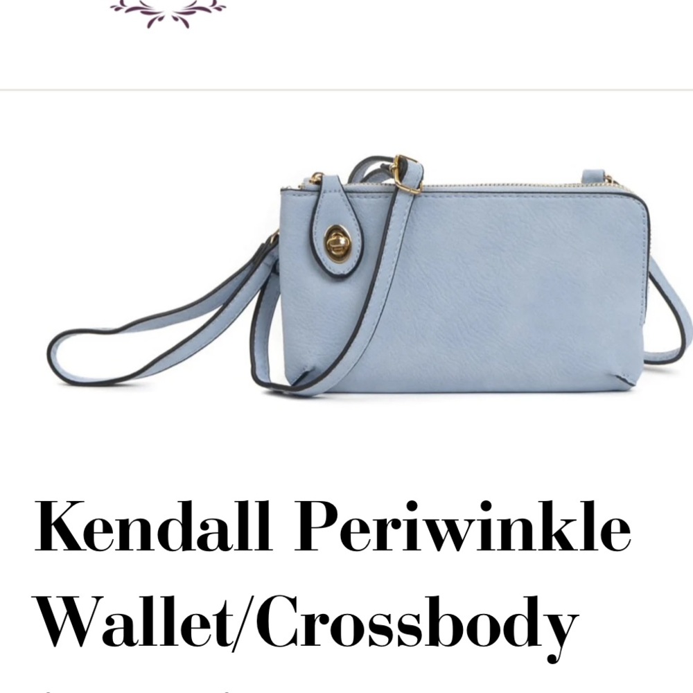 Jen & Co Kendall Periwinkle Crossbody Bag